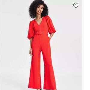 Elegant Red Jumpsuit